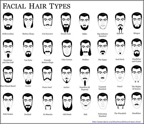 Names Of Facial Hair Styles You Need To Know Beards Styles Trend