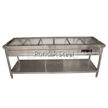 [6 HOLES] Commercial Stainless Steel Bain Marie / Food Warmer Steam Catering and Restaurants ...