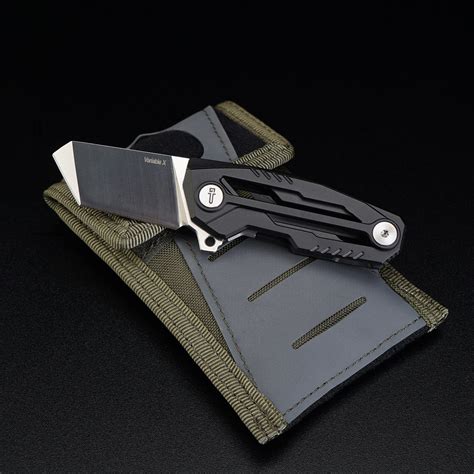 VariableX // Titanium Folding Knife (Gray) - Tactical_Geek - Touch of Modern