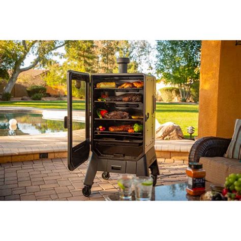 Louisiana Grills 4 Series Black Label Wood Pellet Vertical Smoker