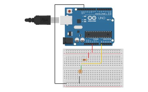 Circuit Design Ldr Iot Tinkercad