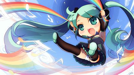 Comments On Rainbow Miku Other Wallpaper Id Desktop Nexus Anime