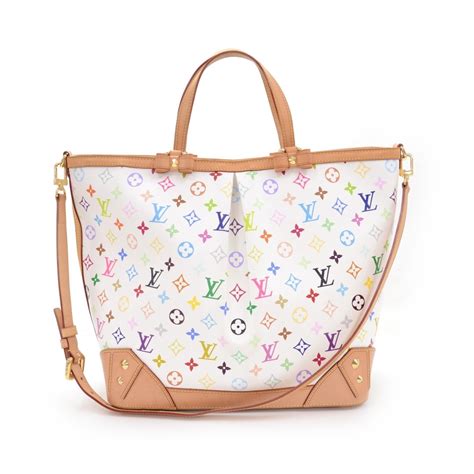 Louis Vuitton Louis Vuitton Sharleen Gm White Multicolor Monogram