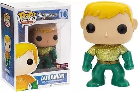 Aquaman Funko Pop Px Previews Exclusivo Dc Protector Env O Gratis