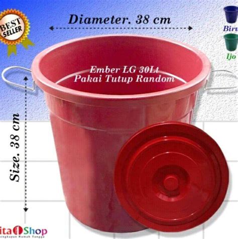 Ember Plastik Besar Jumbo Liter Rml Polaris Asli Ember Besar