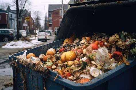 Basura En Un Basurero Basura En La Ciudad Una Imagen Urbana Cruda Del