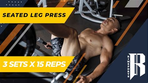 Seated Leg Press Workout Rimsports Youtube