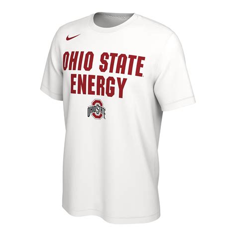 Ohio State Buckeyes Nike Energy Bench White T Shirt Shop Osu Buckeyes