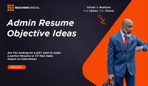 Creative Admin Resume Objective Ideas Examples Reaching Digital