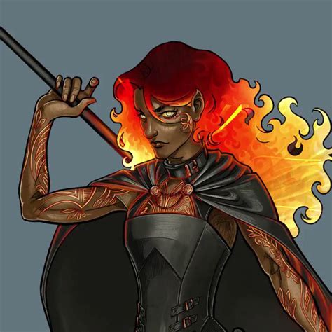 Fire Genasi Monk