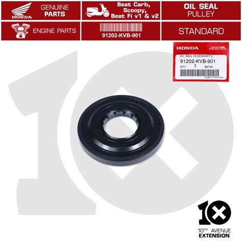 Ready Stock Thx Honda Genuine Oil Seal Pulley Part No Kvb