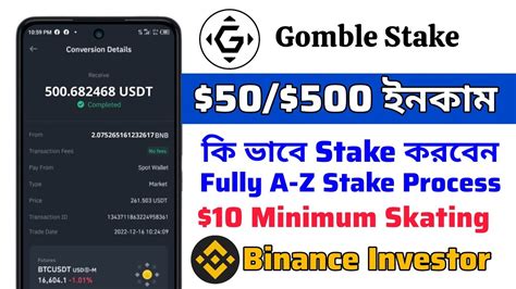 50 500 Profit Gomble STAKE And DARE How To Stake Gomble Airdrop