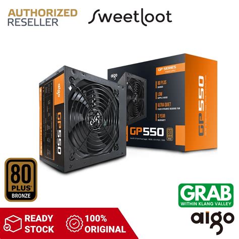 Aigo GP Series GP550 GP650 80 Plus Bronze PSU 550W 650W PC Power