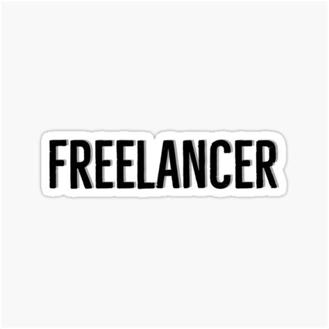 Freelancer Sticker For Sale By Rayner Redbubble