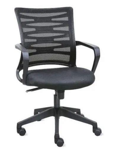 Fabric Mid Back Mesh Workstation Chair Black At Rs 2850 In Chennai