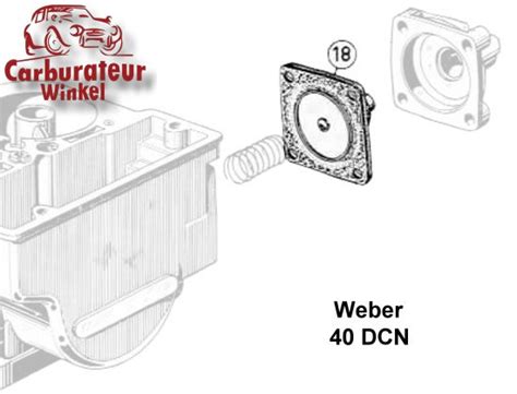 Weber Dcn Carburateur Onderdelen