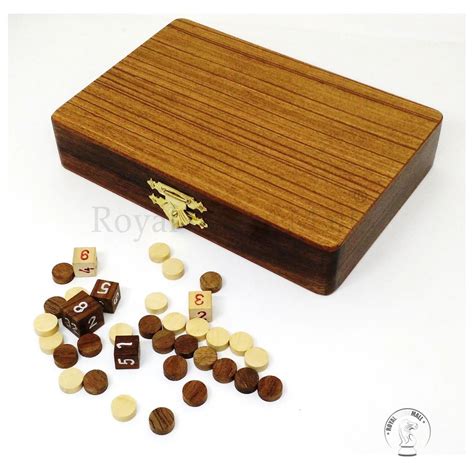 6" Wooden Travel Backgammon Set Includes Game Pieces & Folding Board at Rs 3000/piece ...