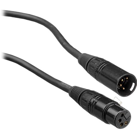 Pearstone 4 Pin Xlr Power Cable Male To Female 10ft 10042510