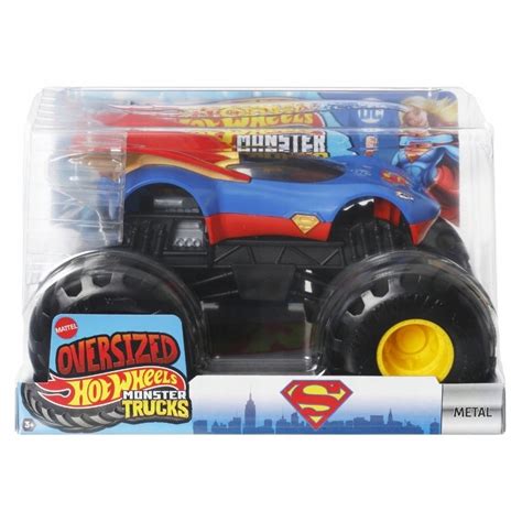 HOT WHEELS MONSTER TRUCKS OVERSIZED POJAZD AUTO SAMOCHÓD DUŻY SUPERMAN Mattel Sklep EMPIK
