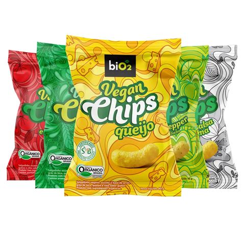 Salgadinho Orgânico Saudável Sem Glúten biO2 Vegan Chips 40 g biO2