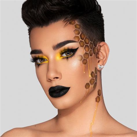 Bumble Bee Honeycomb Make Up Bee Makeup Artistry Makeup James Charles