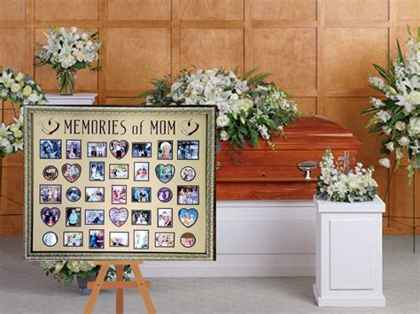 Funeral Memorial Photo Boards Funeral Photo Memory Boards Etsy