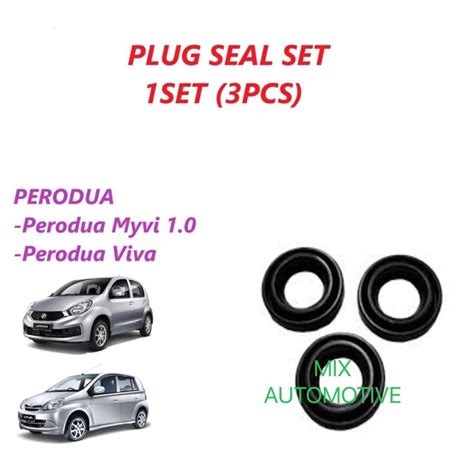 Perodua Myvi Viva Valve Cover Gasket Plug Seal Set Bz