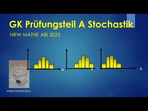 GK Prüfungsteil A Mathe Abi Klausur NRW 2023 Stochastik YouTube