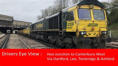 Drivers Eye View Cab Ride Hoo Junction To Canterbury West Via