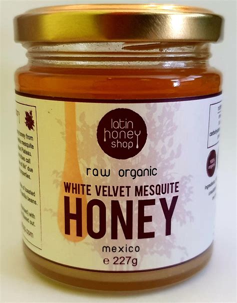 White velvet mesquite honey 227g - Noor Shop