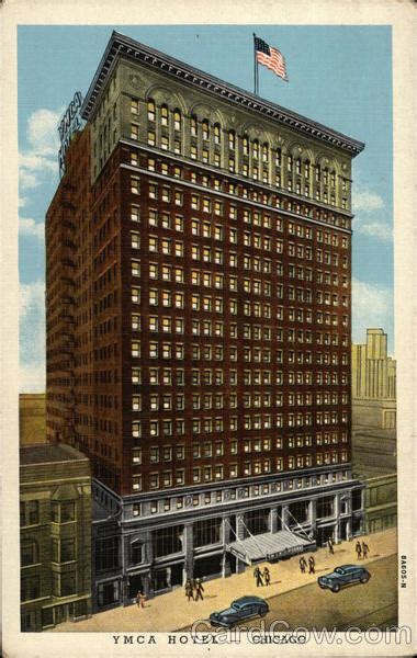 YMCA Hotel Chicago, IL Postcard