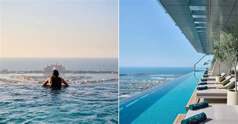 Inside The Worlds Highest 360 Degree Infinity Swimming Pool In Dubai