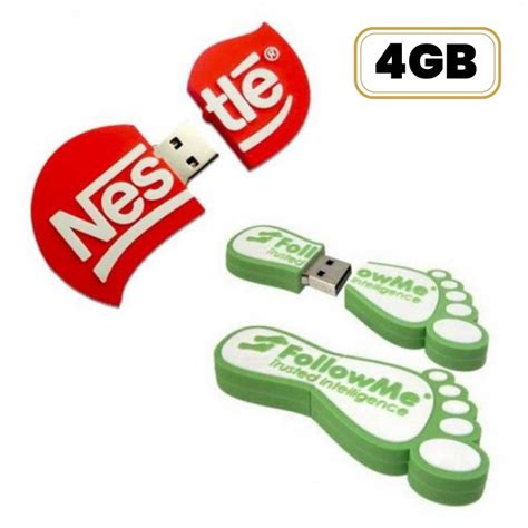 Pen Drive Emborrachado Estilizado D Gb Personalizado Pen Drives