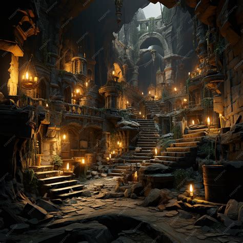 Premium Photo | Ancient Underground City