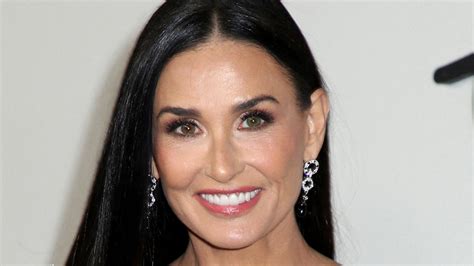 Demi Moore 61 Stuns In Chic Sheer Dress At Fashion Week