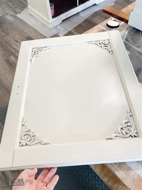 Repurposed Television Armoire Cabinet Into A Sideboard And Painted White