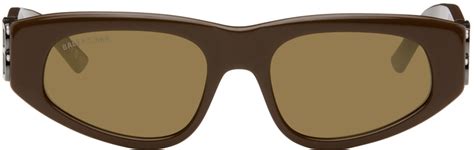 Balenciaga Brown Dynasty D Frame Sunglasses Balenciaga