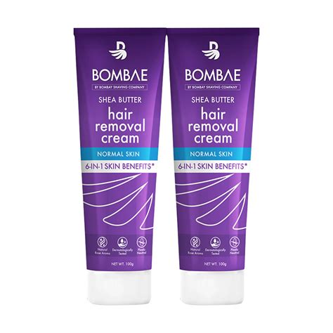 Buy Bombae Shea Butter Hair Removal Cream Pack Of 2 Online