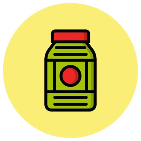 Premium Vector Jar Vector Icon Design Illustration