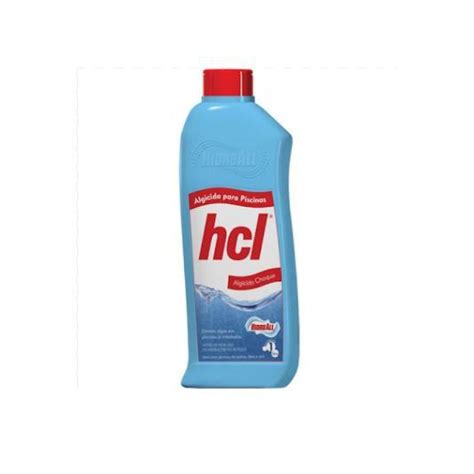 Algicida De Choque Para Piscina Hcl 1 Lt Hidroall Algicida Magazine