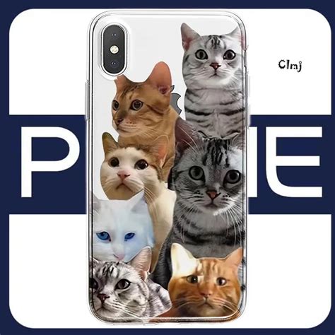 Clmj Cute Cartoon Cat Phone Case For IPhone 11 12 Mini 13 Pro Max 14 7