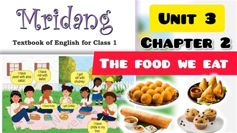 The Food We Eat Mridang Class 1 Question Answer Worksheet New Ncert Book Youtube