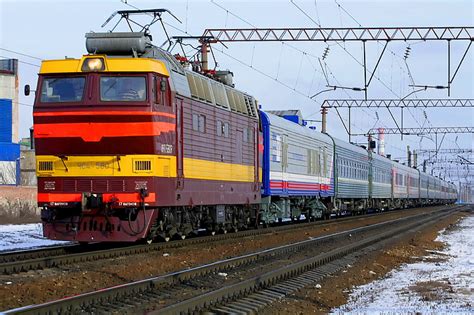 Hd Wallpaper Red And Gray Train Rails Locomotive Chs T Railroad