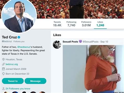 Ted Cruz Hates Sex Toys But His Twitter Likes Porn