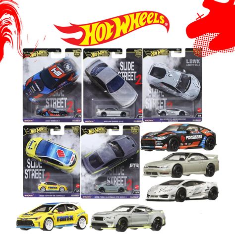 Jual Hot Wheels Premium Slide Street Varian Corolla Lambo LBWK Mustang Shopee Indonesia