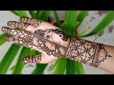 Teej Special Mehndi Design How To Draw Lord Shiva Using Mehndi