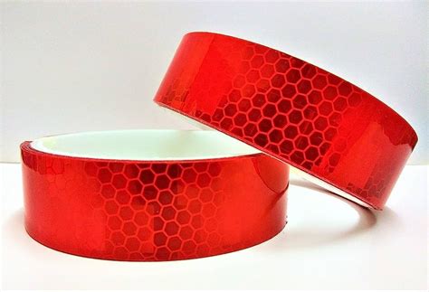 Pvc Red Retro Reflective Tape For Heavy Vehicle M At Rs Roll