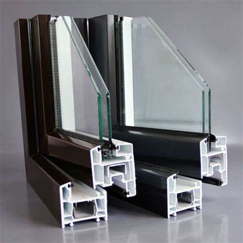 Double Color Extrusion Upvc Profile Series For Casement Window