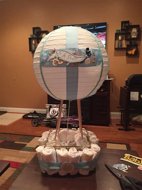Hot Air Balloon Diaper Cake Etsy