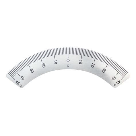 Apooke Industrial Grade 45 Degree Arcshape Gauge 45 0 45 Angles Ruler